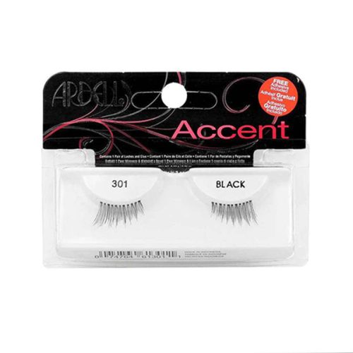 Ardell Accent 301 Βλεφαρίδες Μισού Μήκους Black
