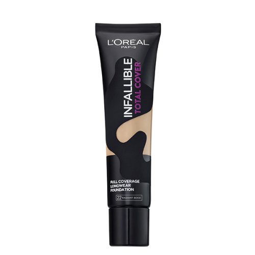 L'Oreal Infaillible Total Cover 22 Radiant Beige Καλυπτικό Μakeup 35ml