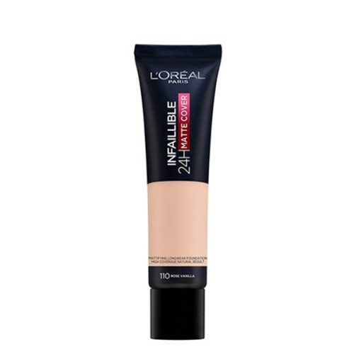 L'Oreal Infaillible 24H Matte Cover 110 Vanille Rose Αδιάβροχο make up 30ml