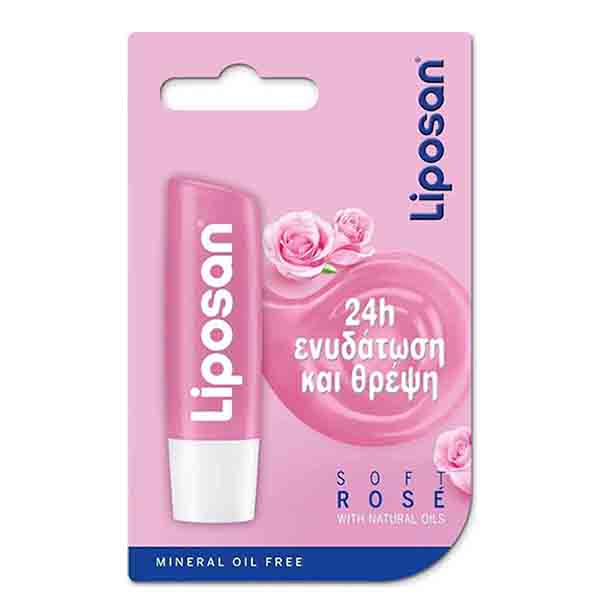 Liposan Soft Rose Blister Lip Balm 4.8gr