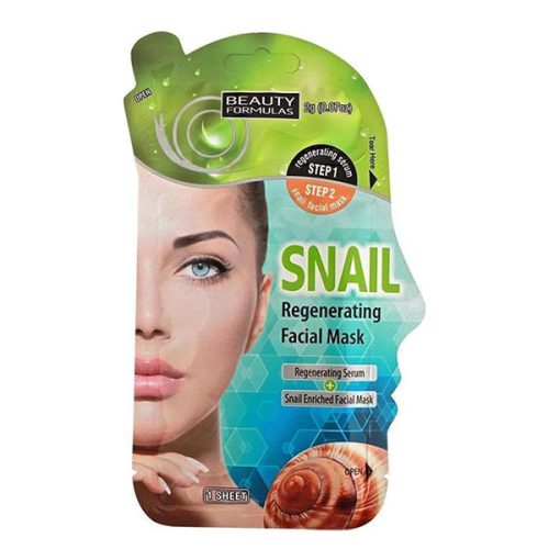 Beauty Formulas Snail Regenerating Facial Mask 2gr