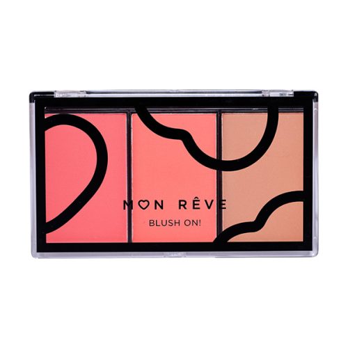 Mon Reve Blush On! Παλέτα Ρουζ 01 Peachy 9.9gr