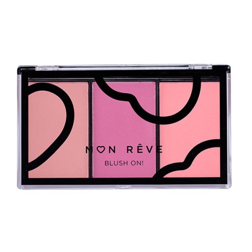 Mon Reve Blush On! Παλέτα Ρουζ 03 Plum 9.9gr