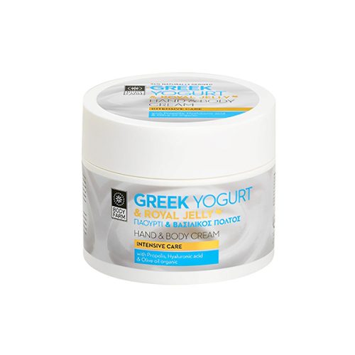 Bodyfarm Greek Yogurt & Royal Jelly Hand & Body Cream Pot 200ml