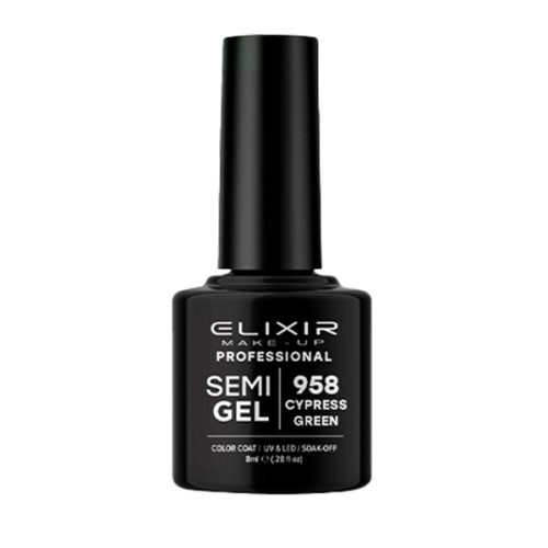 Elixir Semi Gel Ημιμόνιμο Βερνίκι 958 Cypress Green 8ml