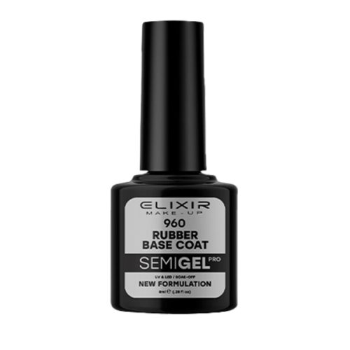 Elixir Semi Gel Ημιμόνιμο Βερνίκι 960 Rubber Base Coat 8ml