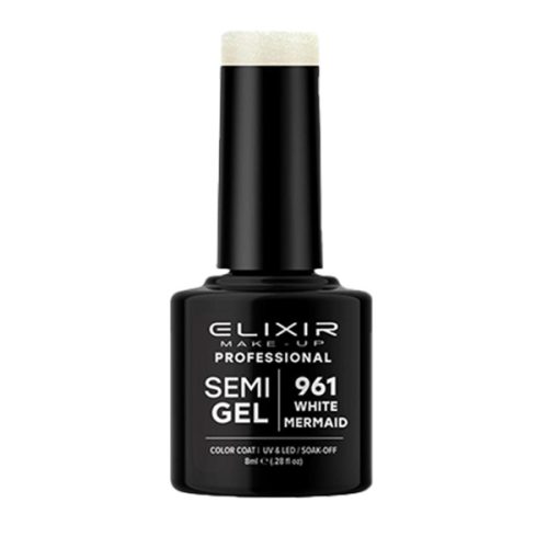 Elixir Semi Gel Ημιμόνιμο Βερνίκι 961 White Mermaid 8ml