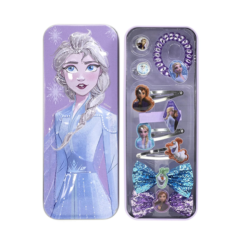 Disney FROZEN Σετ Αξεσουάρ μαλλιών με Κασετίνα Μολυβοθήκης