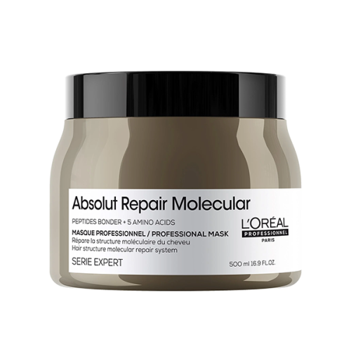 L'Oréal Serie Expert Absolut Repair Molecular Μάσκα Μαλλιών 500ml, μάσκα επανόρθωσης μαλλιών, μάσκα μαλλιών για θρέψη, μάσκα L'Oréal Professionnel, μάσκα για ταλαιπωρημένα μαλλιά, μάσκα με βαθιά ενυδάτωση, προϊόν για αναδόμηση μαλλιών, μάσκα για λάμψη και απαλότητα, μάσκα μαλλιών 500ml, προϊόν περιποίησης μαλλιών, επανόρθωση μαλλιών χωρίς κερατίνη, μάσκα αναδόμησης L'Oréal, φροντίδα μαλλιών L'Oréal, ενισχυμένη μάσκα μαλλιών, θρεπτική μάσκα μαλλιών, μάσκα για λαμπερά μαλλιά, επαγγελματική μάσκα μαλλιών, φροντίδα για ταλαιπωρημένα μαλλιά, μάσκα για υγιή μαλλιά.