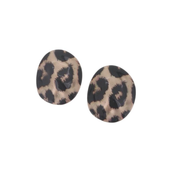 Ro-Ro Σκουλαρίκια αυτιών animal print 23 mm